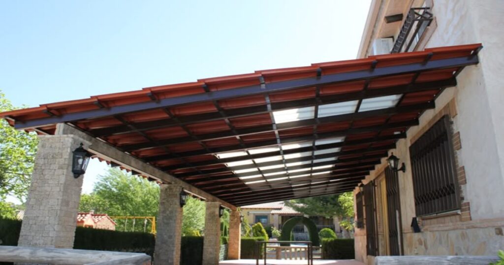 techo de terraza economico lamina galvateja Techo para terraza económico con lámina Galvateja