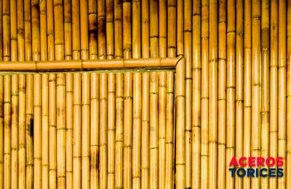 Muros sustentables construidos con bambú