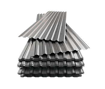 lamina acanalada acabado zintroalum Láminas acanaladas de acero Ternium con acabado Zintro Alum y fondo recortado