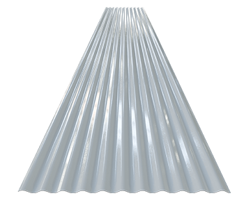 Lamina Ondulada Acabado Pintro con fondo recortado