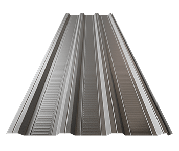 lamina zintroalum rn100 ternium Lámina zintro alum rn100 ternium vista frontal con fondo recortado.