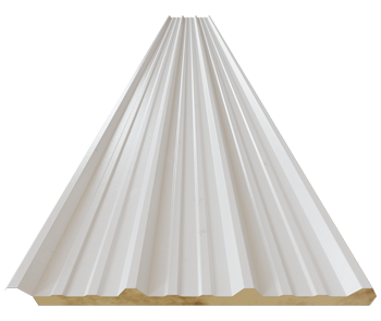 Panel Econotecho Ternium vista frontal con fondo recortado