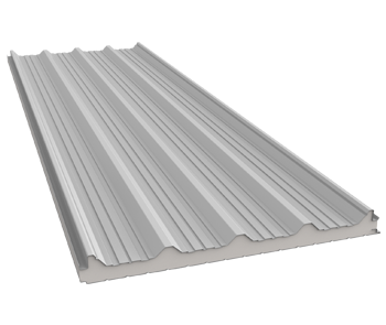 Panel Multitecho Ternium vista lateral con fondo recortado