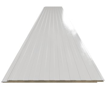 Panel Multymuro Ternium vista de perfil con fondo recortado