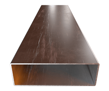 perfil ptr rectangular Perfil PTR Rectangular vista frontal con fondo recortado