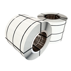 Rollo de acero color blanco blanco