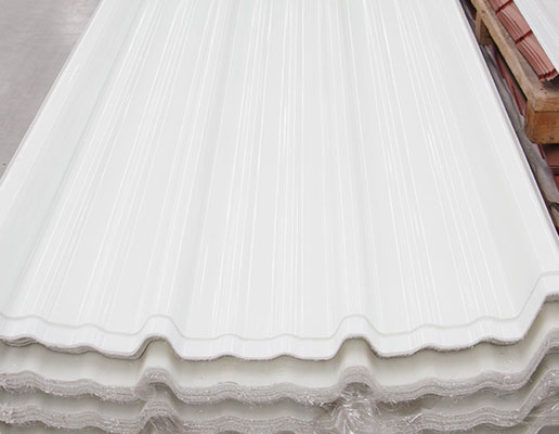 Laminas de acrilico para techo en bodega