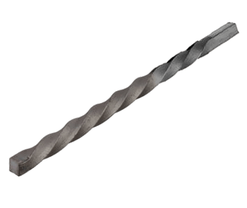 pieza de cuadrado macizo retorcido Pieza de Perfil Cuadrado Macizo retorcido