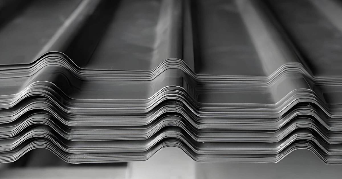 Acercamiento a la superficie de láminas acanaladas