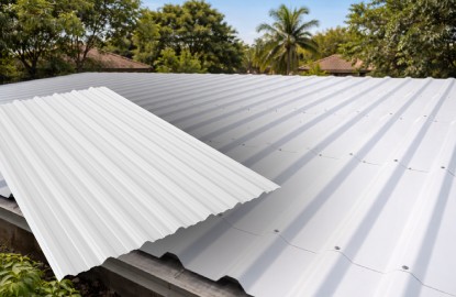 Techo de lámina de PVC con una lámina