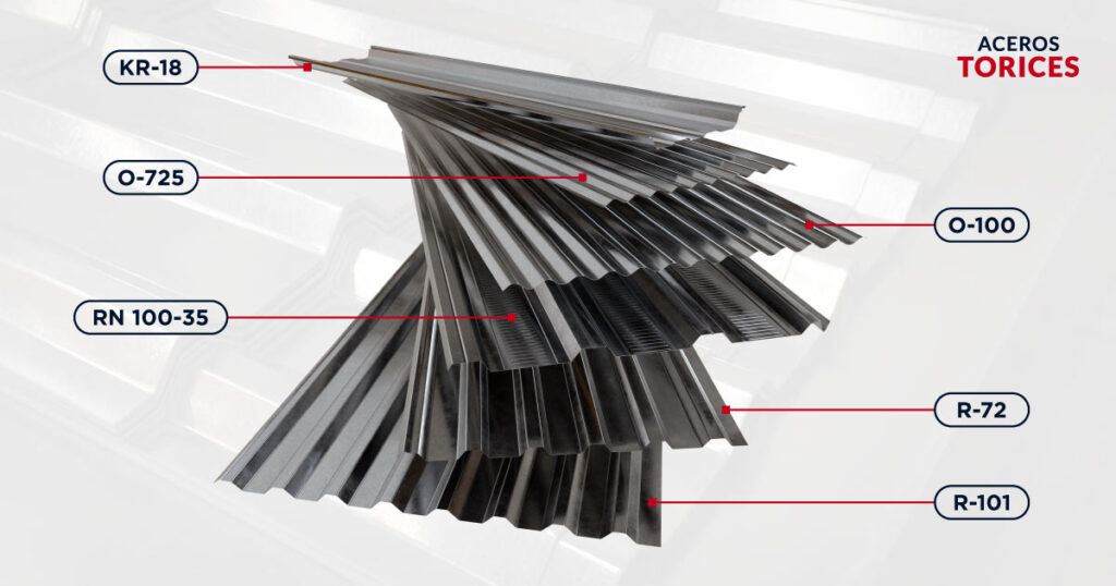 Tipos de láminas acanaladas