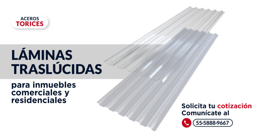 Láminas traslúcidas para inmuebles comerciales y residenciales