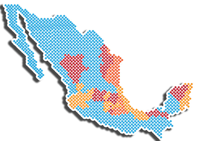 distribución nacional